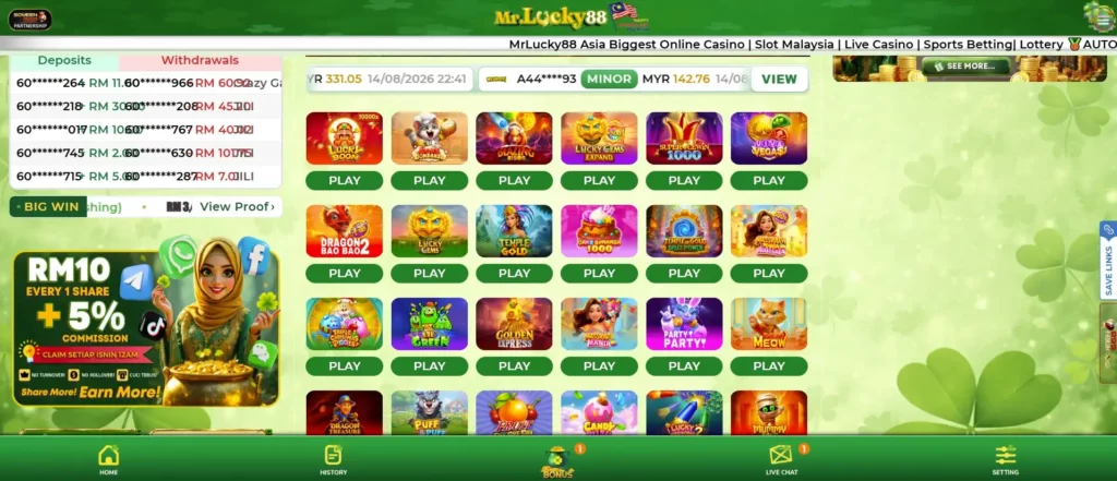 Jackpot and Popular Slot Games
