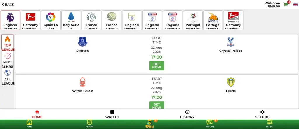 Live Betting and Betting Markets