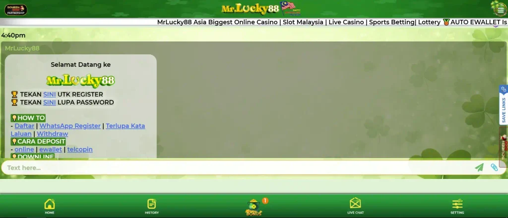 MrLucky88 Customer Support